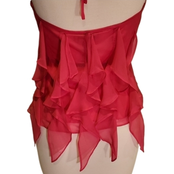 BCBGMaxAzria Collection Silk Halter Top - Picture 9 of 12